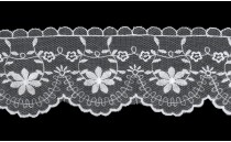 LACE TULLE EMBROIDERY WITH YARN RELAX