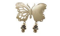 DECORATIVE BUTTERFLY WITH SKULLS
