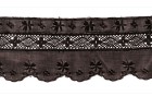 LACE COTTON WITH EMBROIDERY COTTON BLACK