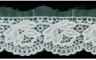 LACE ORGANZA WITH RAYON WHITE