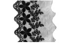 LACE COTTON TO TULLE SPECIAL KNIT BLACK