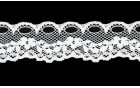 LACE ELASTIC WHITE WITH HOLES WHITE