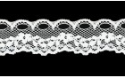 LACE ELASTIC WHITE WITH HOLES ECRU