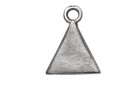 HANGING METAL TRIANGLE SILVER BLACK