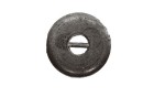 BUTTON METAL WITH BAR SILVER BLACK