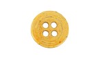 BUTTON METAL 4 HOLES GOLD