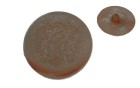 BUTTON METAL WITH SHANK - FOOT BRONZE