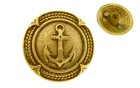 BUTTON METAL ANCHOR WITH SHANK - FOOT GOLD