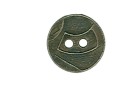 BUTTON METAL WITH 2 HOLES BRONZE