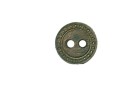 BUTTON METAL WITH 2 HOLES BRONZE