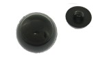 BUTTON ROUND BALL WITH SHANK - FOOT BLACK