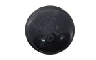 BUTTON POLYESTER WITH SHANK - FOOT BLACK