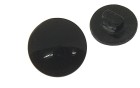 BUTTON POLYESTER PEARLE WITH SHANK - FOOT BLACK
