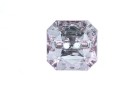 BUTTON STRASS SQUARE 2 HOLES WHITE