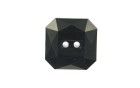 BUTTON STRASS SQUARE 2 HOLES BLACK