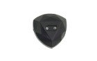 BUTTON STRASS TRIANGLE 2 HOLES BLACK