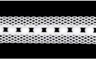 ELASTIC NET WITH BON BON WHITE