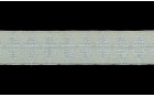 ELASTIC SATIN FOLDED WITH DESIGN ECRU