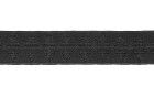 ELASTIC SATIN FOLDED WITH DESIGN BLACK