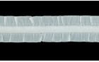 ELASTIC FRILL DOUBLE WITH VELVET WHITE