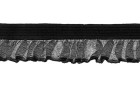 ELASTIC ORGANZA BLACK