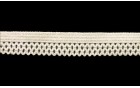 ELASTIC DECORATIVE WITH NET ECRU