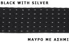 ELASTIC DECORATIVE BLACK WITH SILVER METAL YARN BLACK