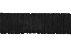 ELASTIC WITH RIBBON PLEAT BLACK