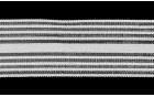 ELASTIC TAPE DECORATIVE WITH FISHING LINE WHITE