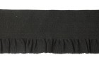 ELASTIC DECORATIVE WITH PLEAT BLACK