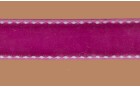 RIBBON VELVET WITH STITCHES DYED