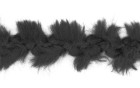 TRIMMING MOHAIR WITH FUR BLACK