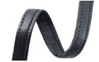 BELT LEATHER WITH STITCHES PRODUCTION BLACK