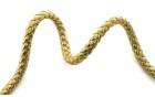 CORD LEATHER BRAID GOLD