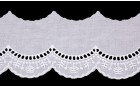 LACE EMBROIDERY COTTON LACE WHITE
