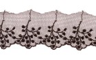 LACE ORGANZA WITH RAYON BLACK