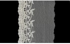 LACE TULLE EMBROIDERY WITH COTTON ECRU