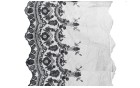 LACE TULLE EMBROIDERY WITH COTTON BLACK