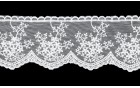 LACE TULLE EMBROIDERY WITH COTTON WHITE