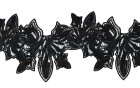 LACE GUIPURE BLACK