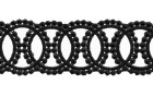 LACE GUIPURE BLACK