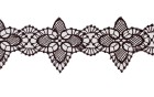 LACE GUIPURE POLYESTER BLACK