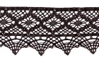 LACE COTTON WITH RAYON BLACK