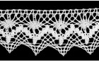 LACE COTTON WITH RAYON WHITE