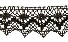 LACE COTTON WITH RAYON BLACK