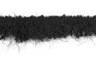 FRINGE MOHAIR BLACK