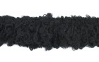 FRINGE MOHAIR BLACK