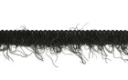 FRINGE MOHAIR BLACK