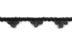 FRINGE MOHAIR ELASTIC BLACK