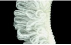 FRINGE MOHAIR WHITE